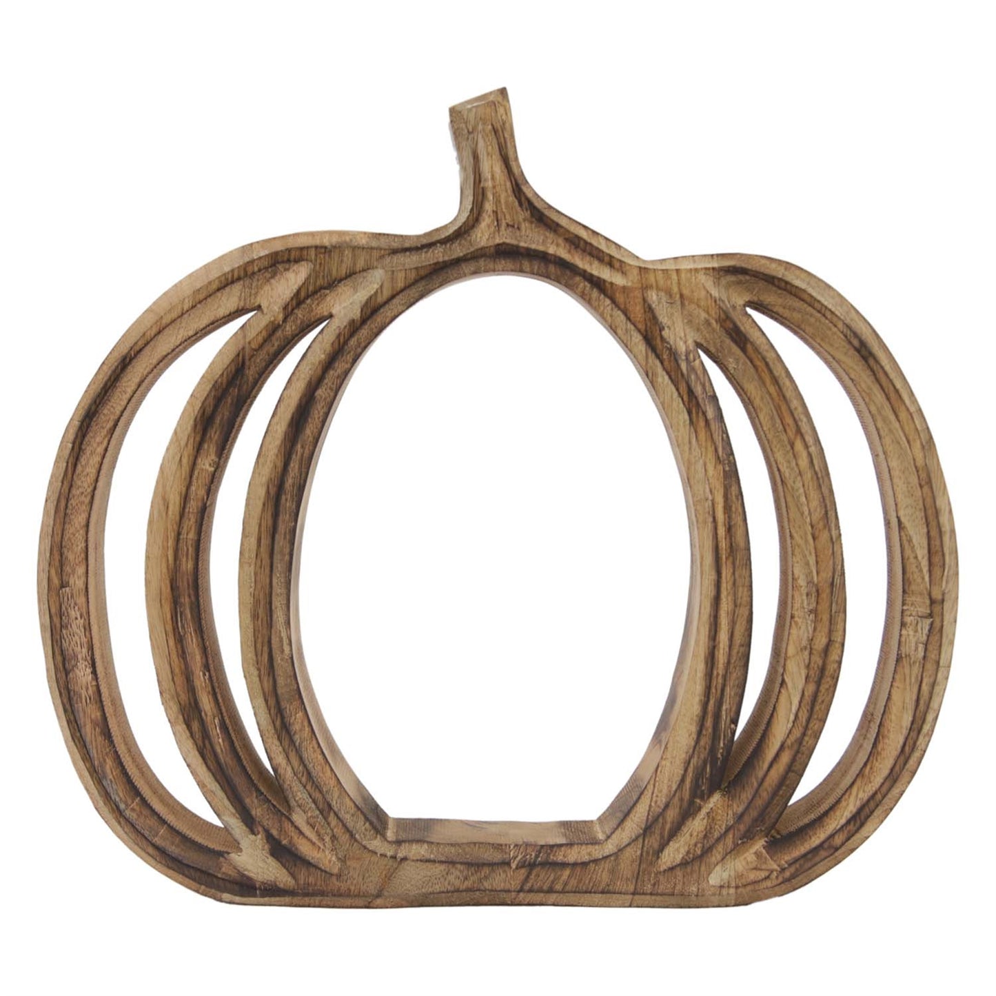Large Dark Mango Open Pumpkin Frame