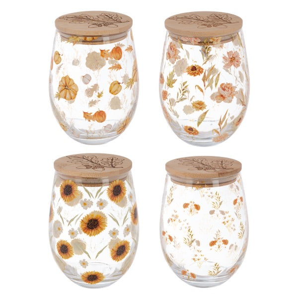 Bountiful Wine Glass, 4 asst