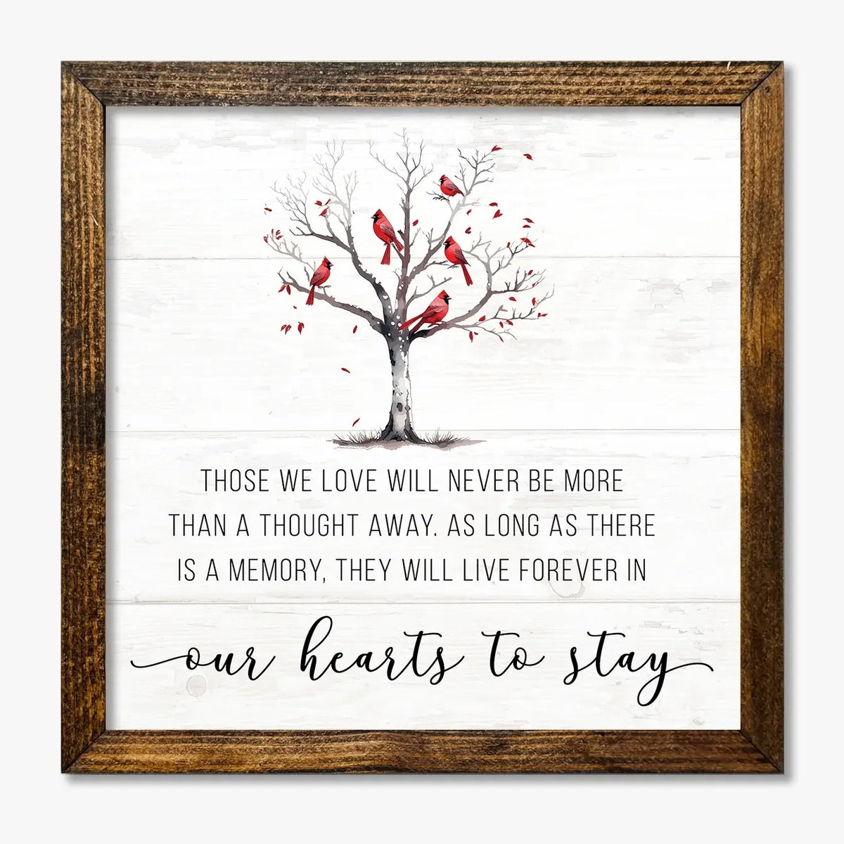Our Hearts To Stay 9x9 Timberland Frame