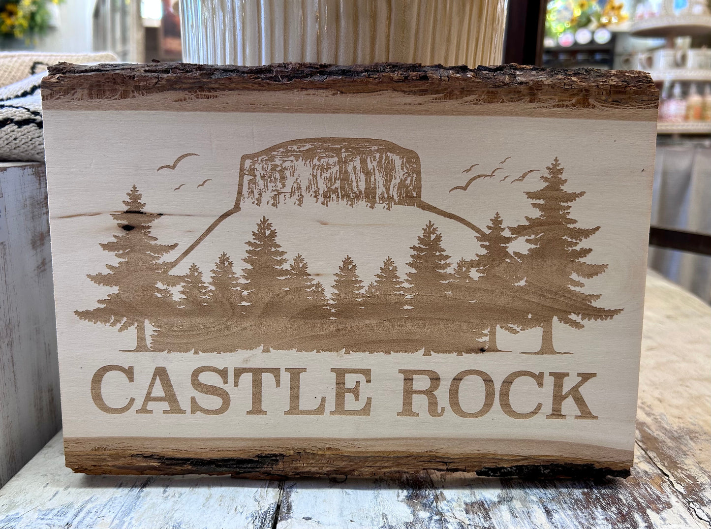 9x7 Wood Plank Castle Rock