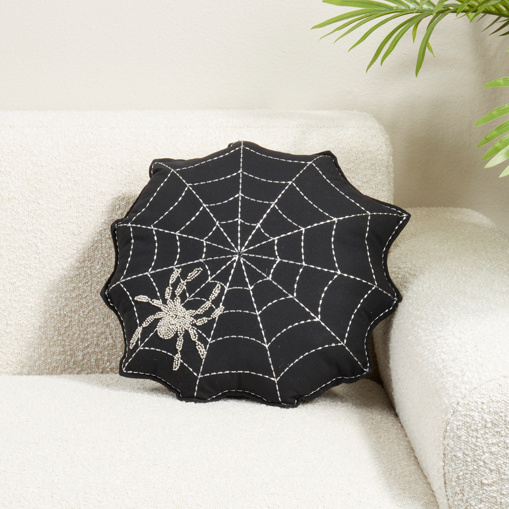 Spider Web Pillow-18" Round