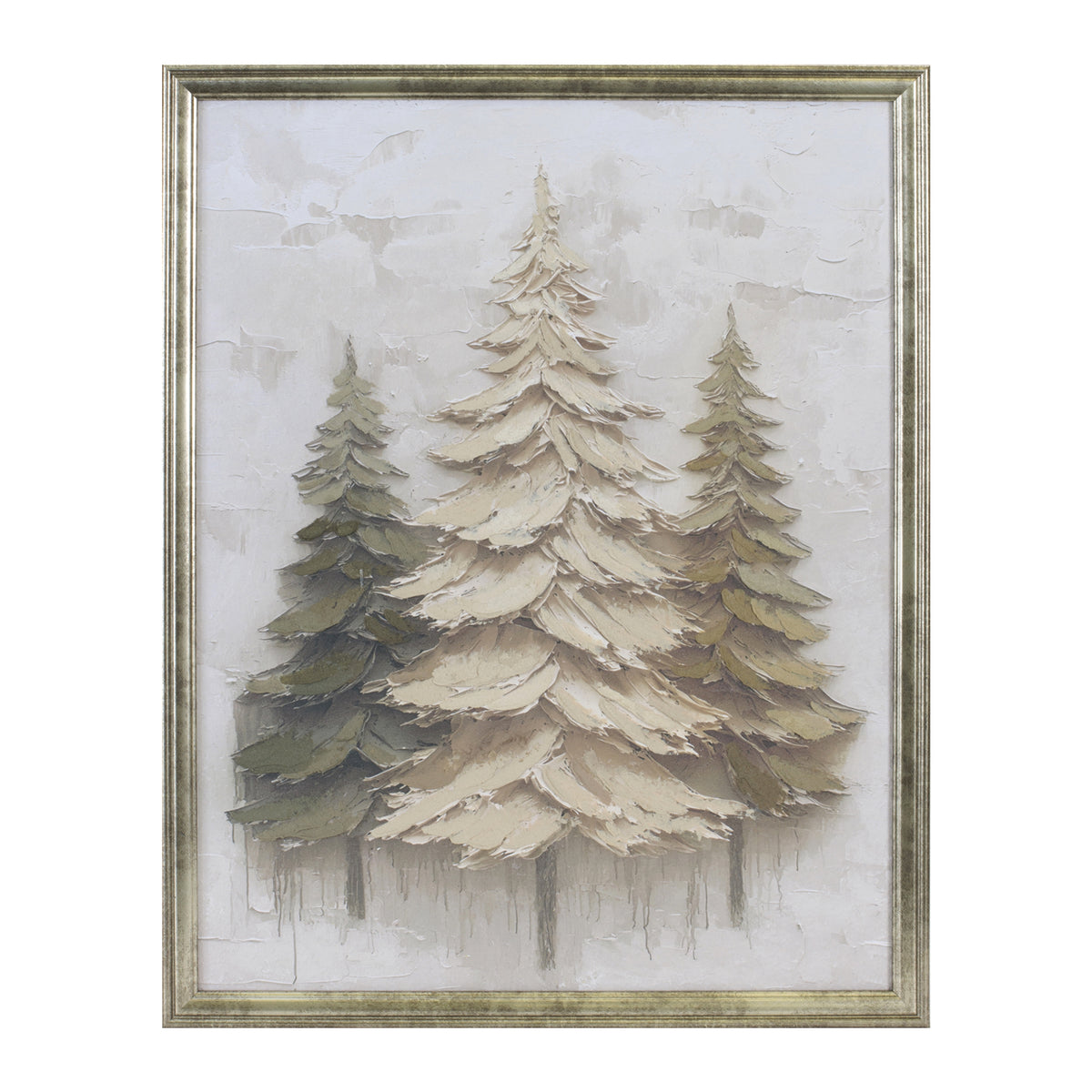 Triple Textured Tree Print 16"L x 20"H Paper/Plastic