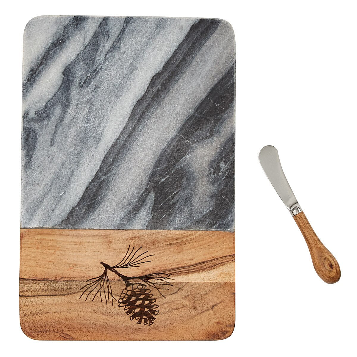 Rustic Pine Cutting Board Spreader