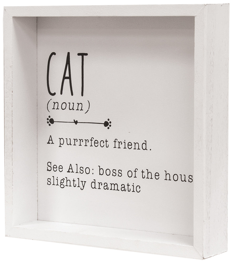 Cat Definition Sign