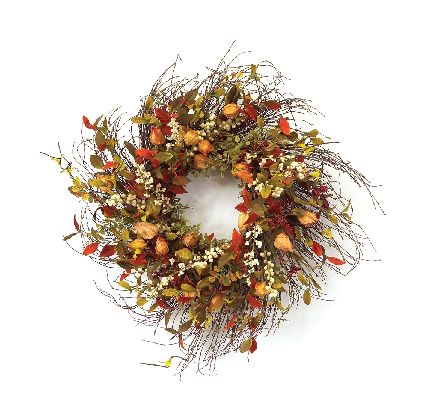 Cape Gooseberry Wreath 20in
