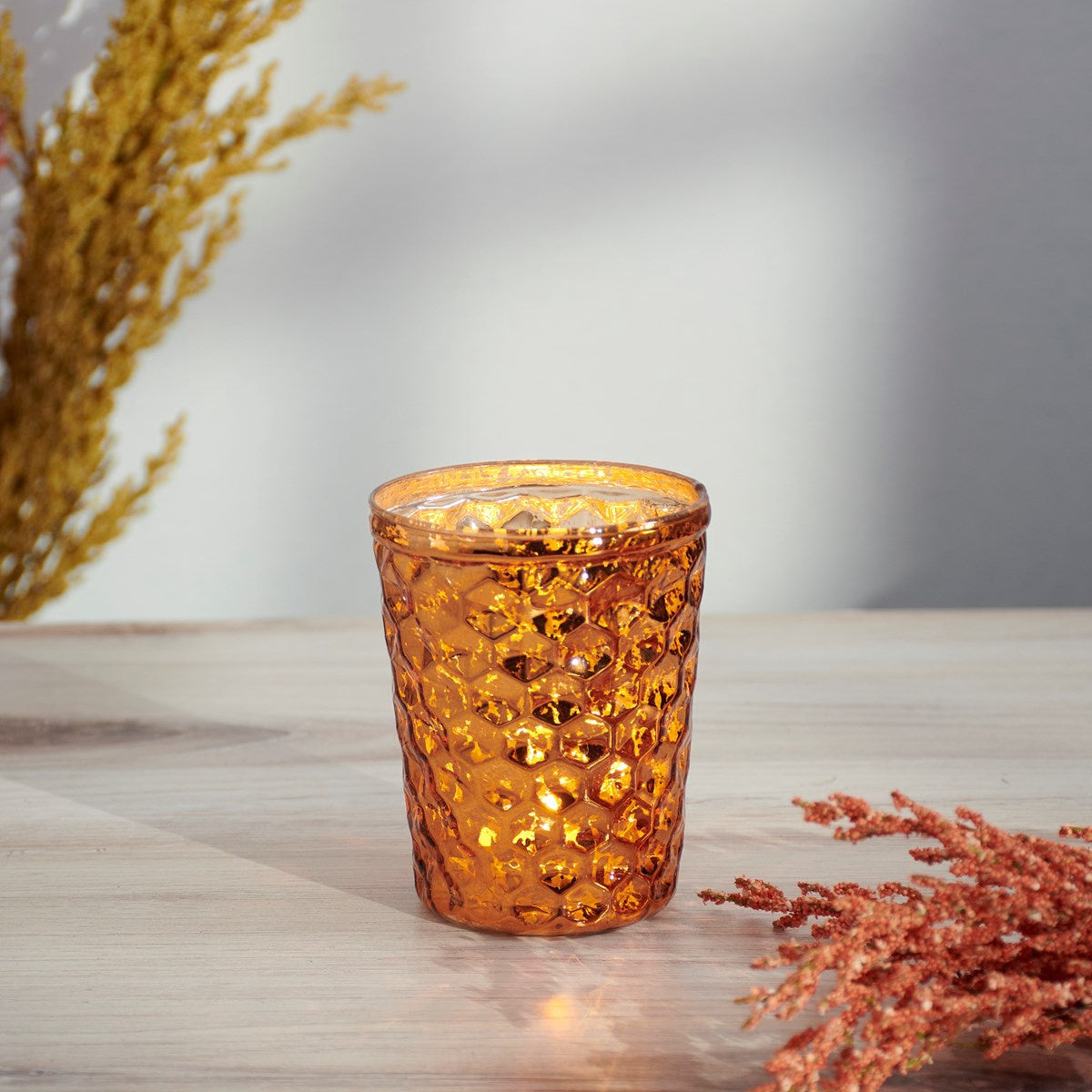 Amber Candle Holder