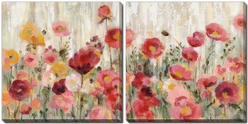 Sprinkled Flowers II 30x30