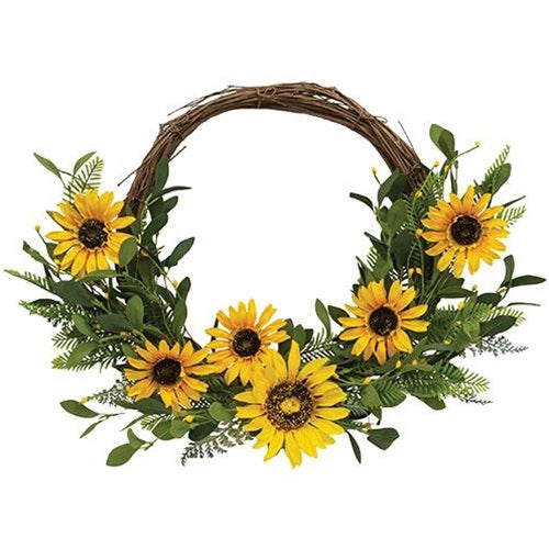 Black Eyed Susan Pip & Green Wreath