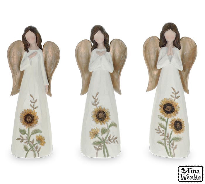 Angel Sunflower Bloom / Praying Hands