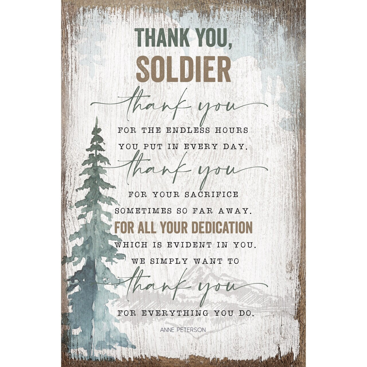 Thank You Soldier