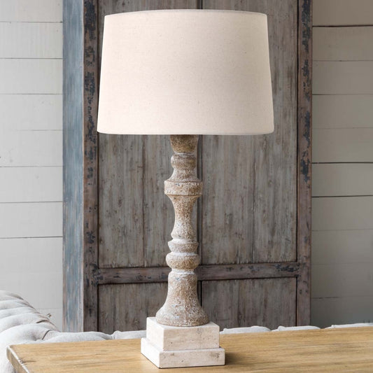 Spindle & Stone Lamp