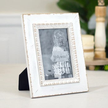 Wood 5x7 Picture Frame White 10"