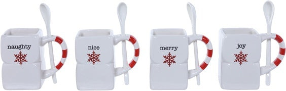 Marshmallow Mug with Spoon