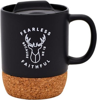 Fearless Because He Is Cork Mug