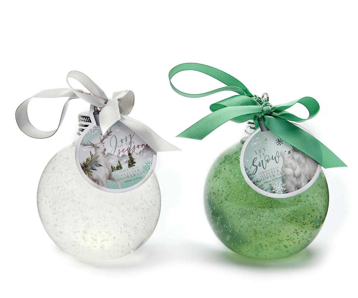 Glitter Shower Gel / White/Cedar Grove