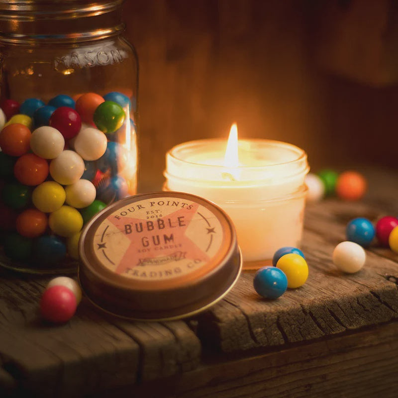 4 oz Soy Candle Bubble Gum