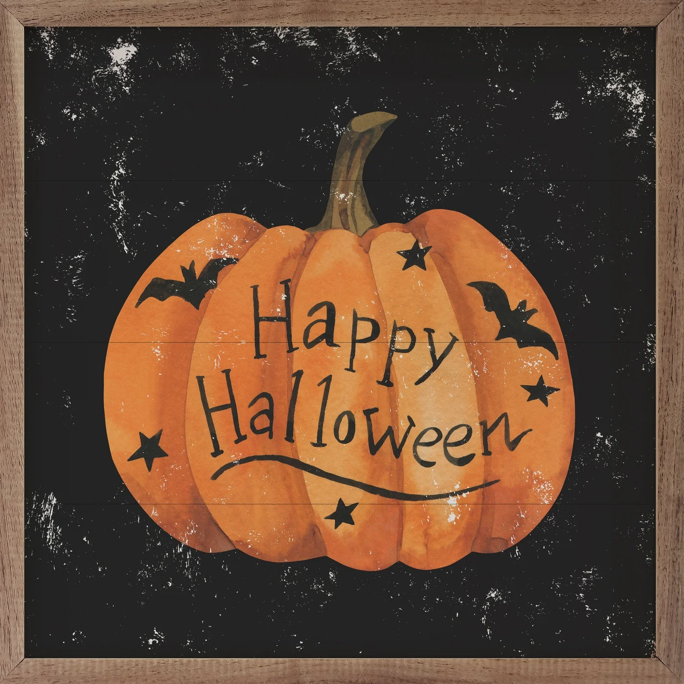 Happy Halloween Bat Pumpkin