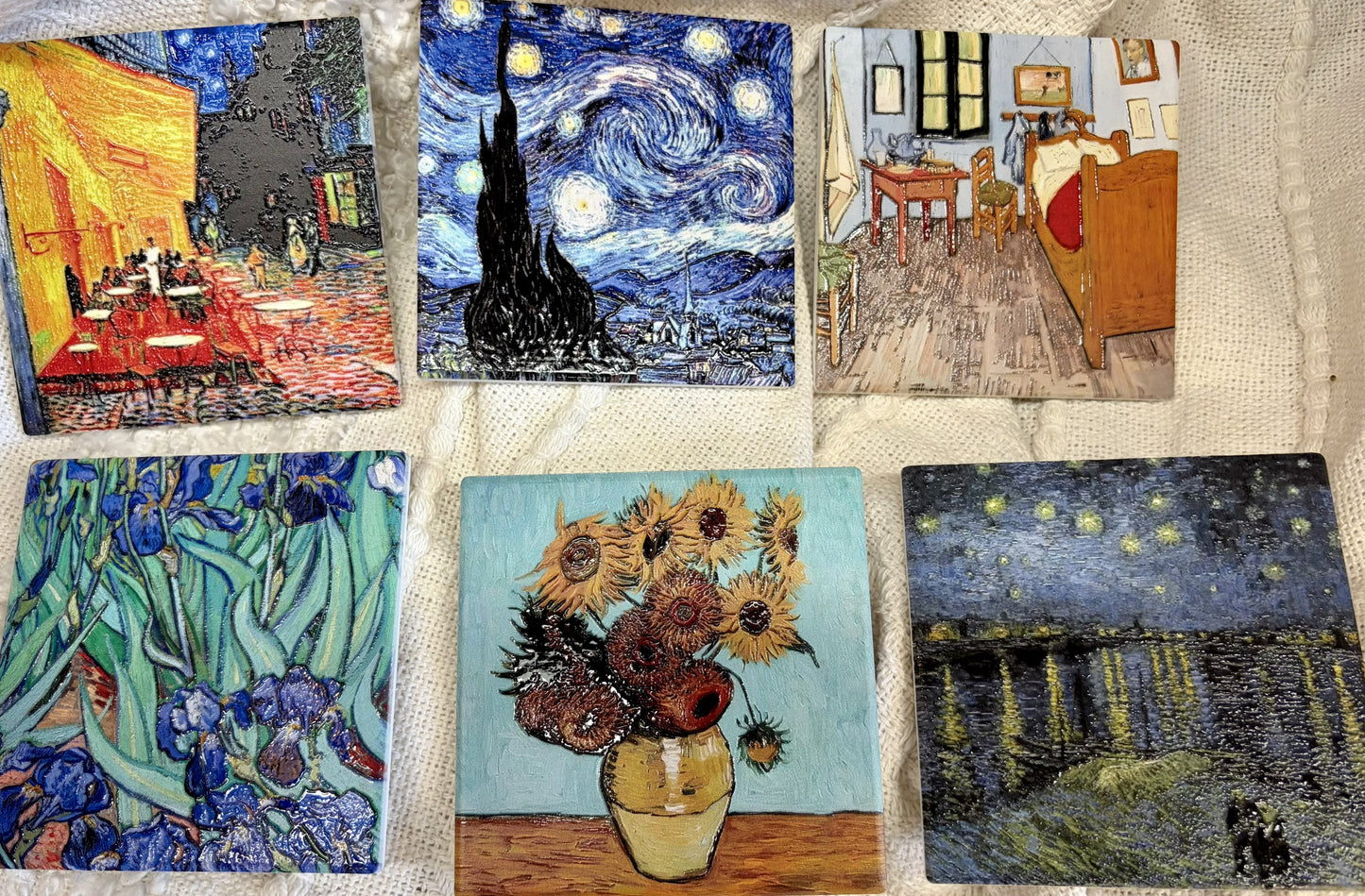 Ceramic Van Gogh Coaster