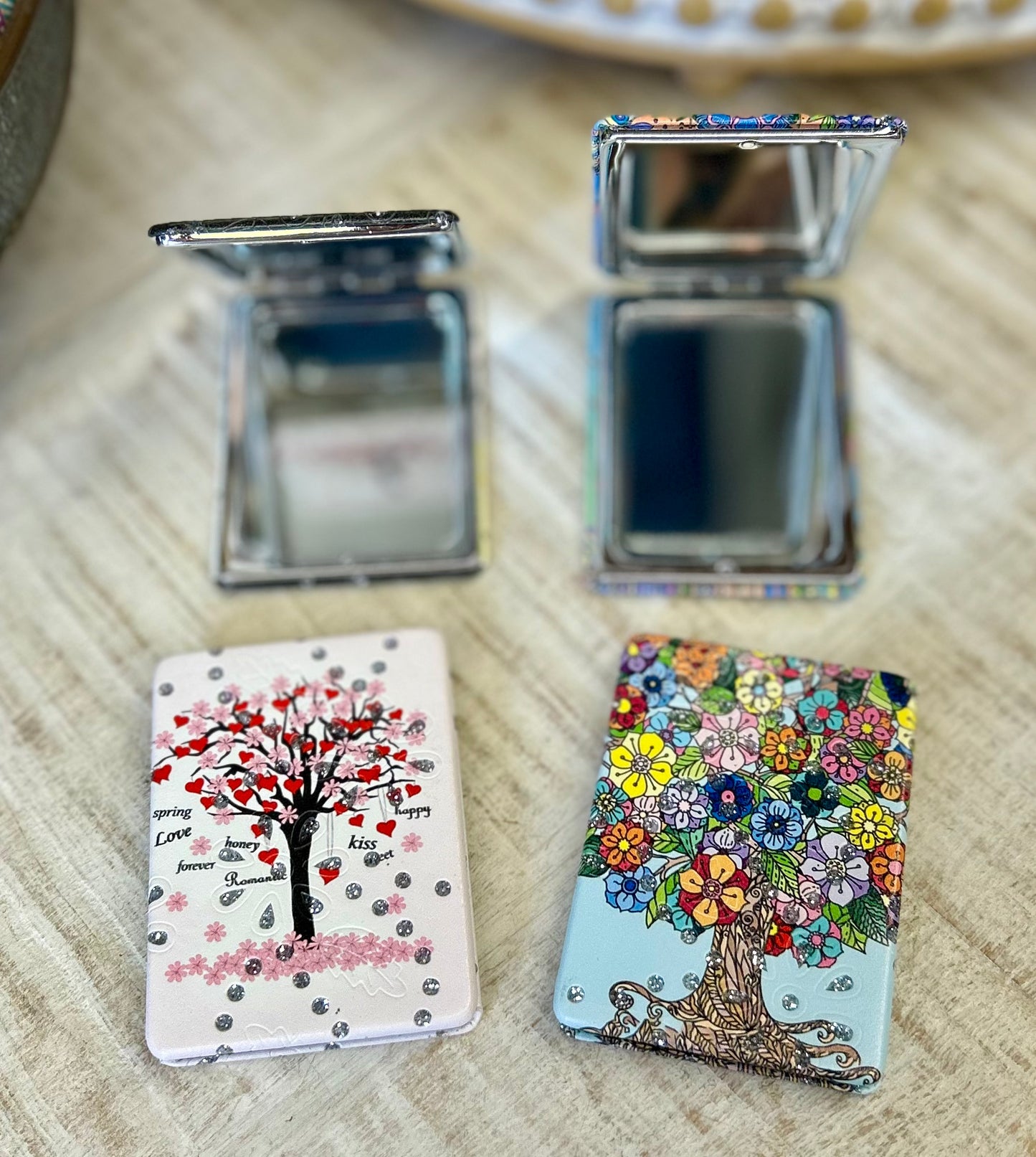 Tree of Life Mirror Magnifying Glass