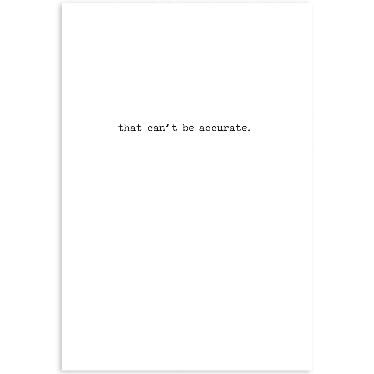 Greeting Card - In The Mirror