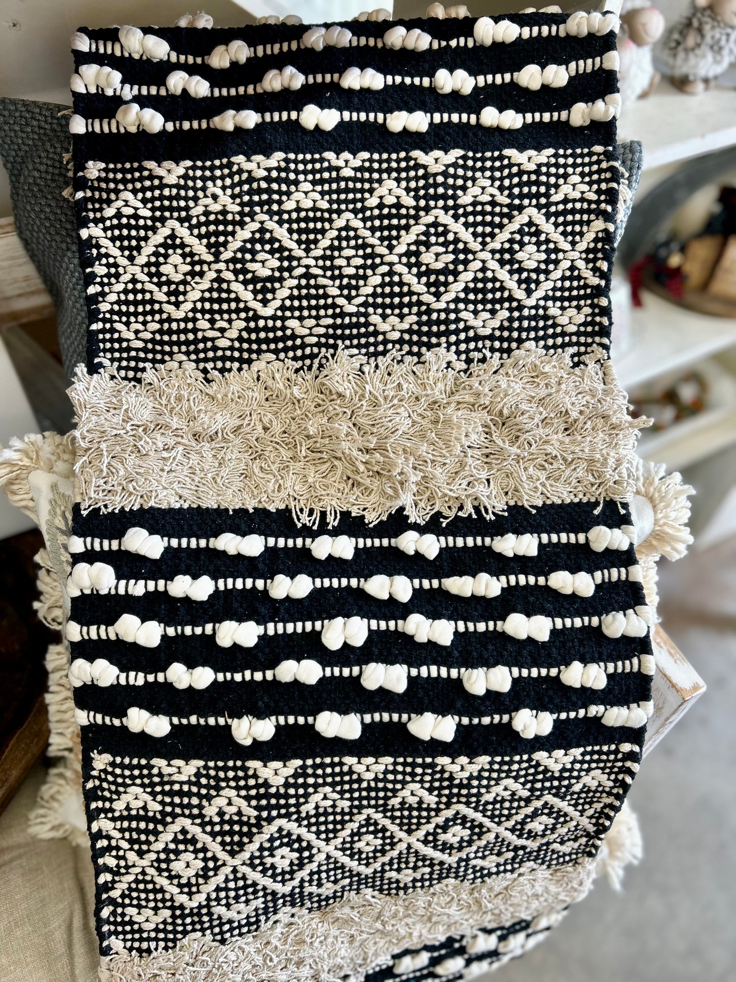 Black/Ivory Runner 16x72
