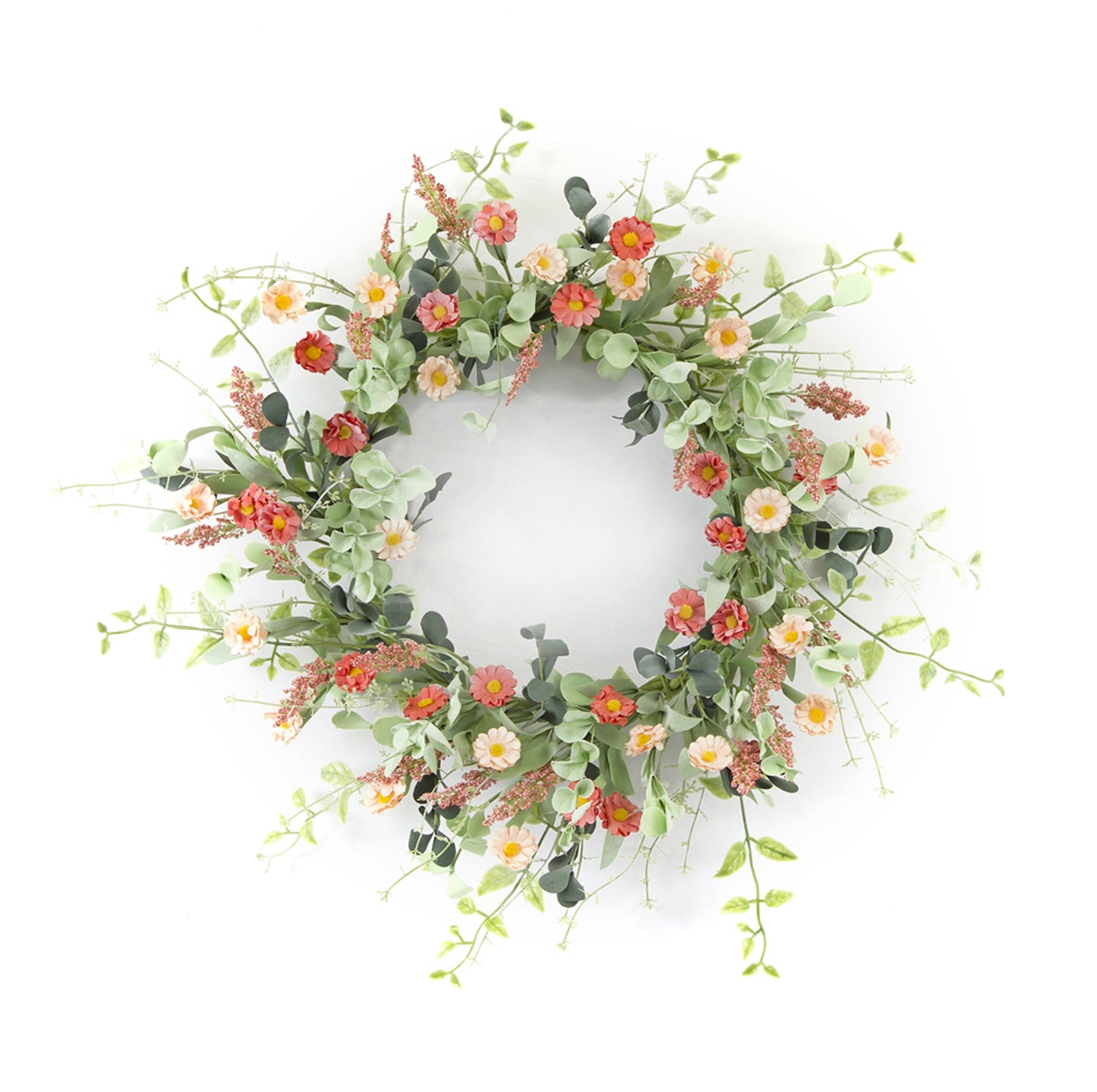 Mini Daisy Wreath 24"