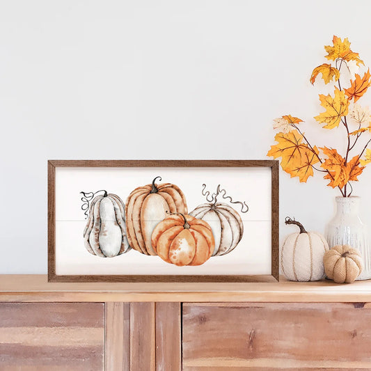 Four Gourds White 24x12