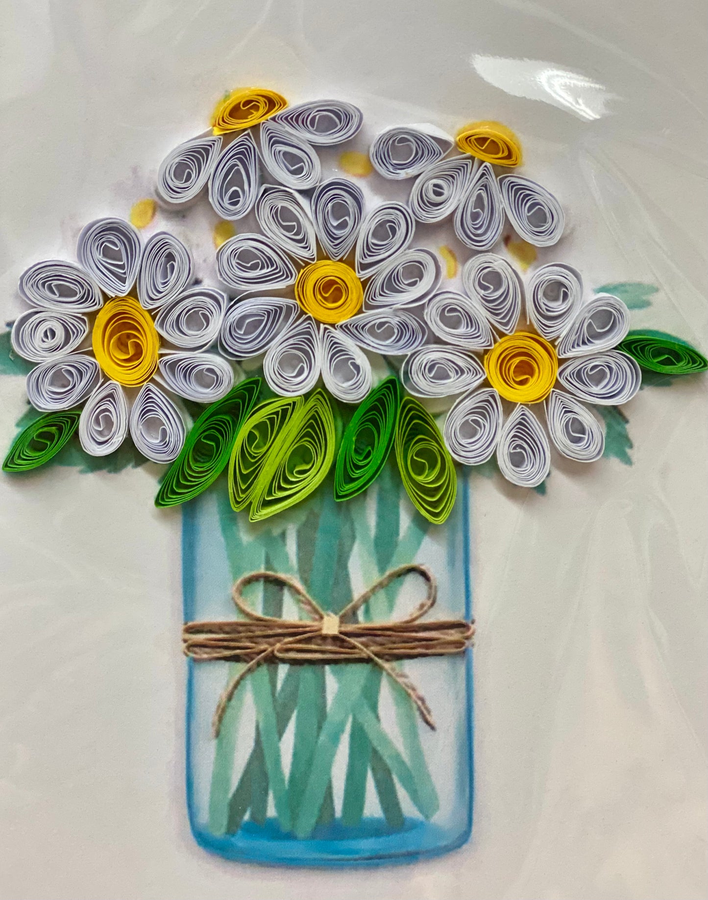 Handmade Quilling Cards Daisy