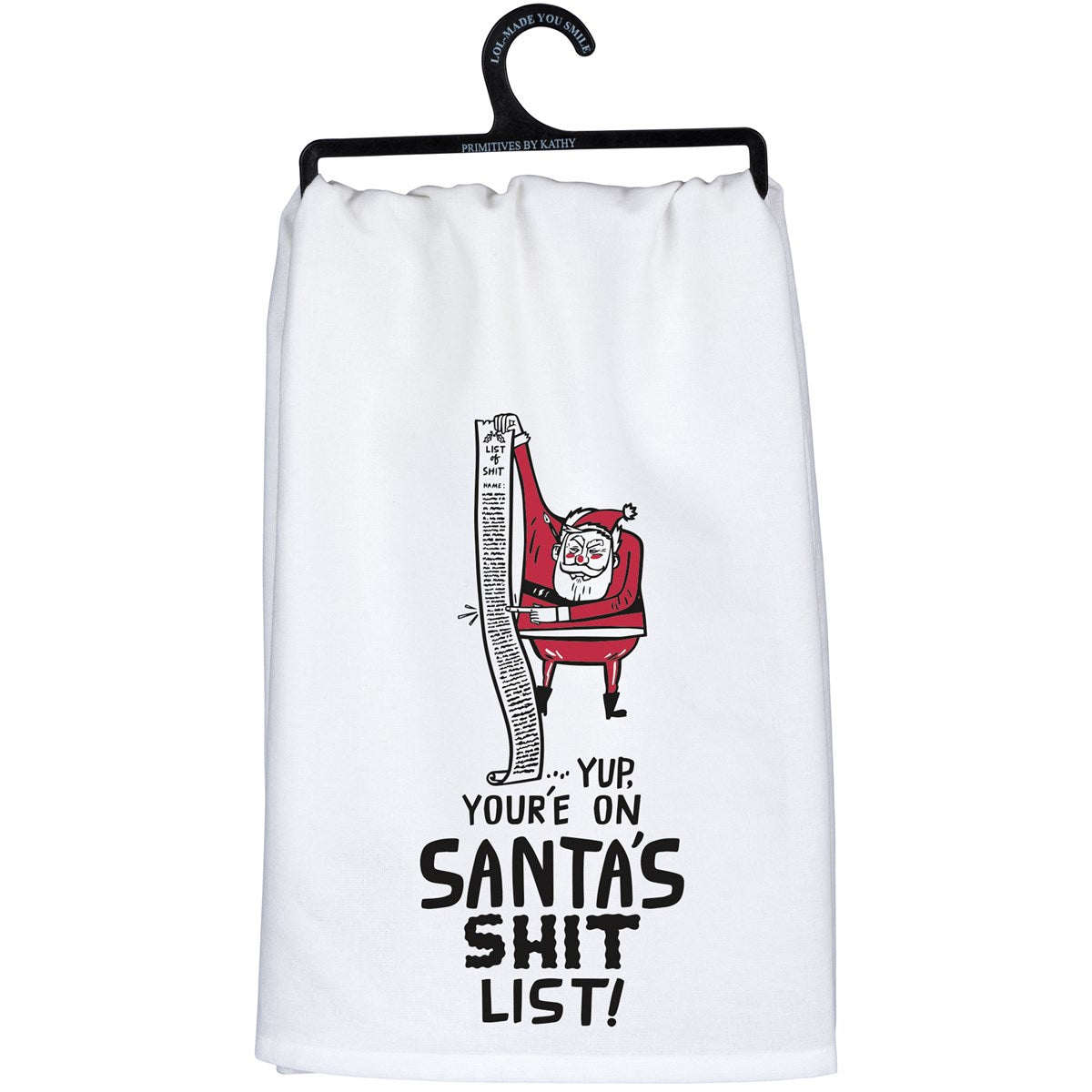 Kitchen Towel-Santa' List