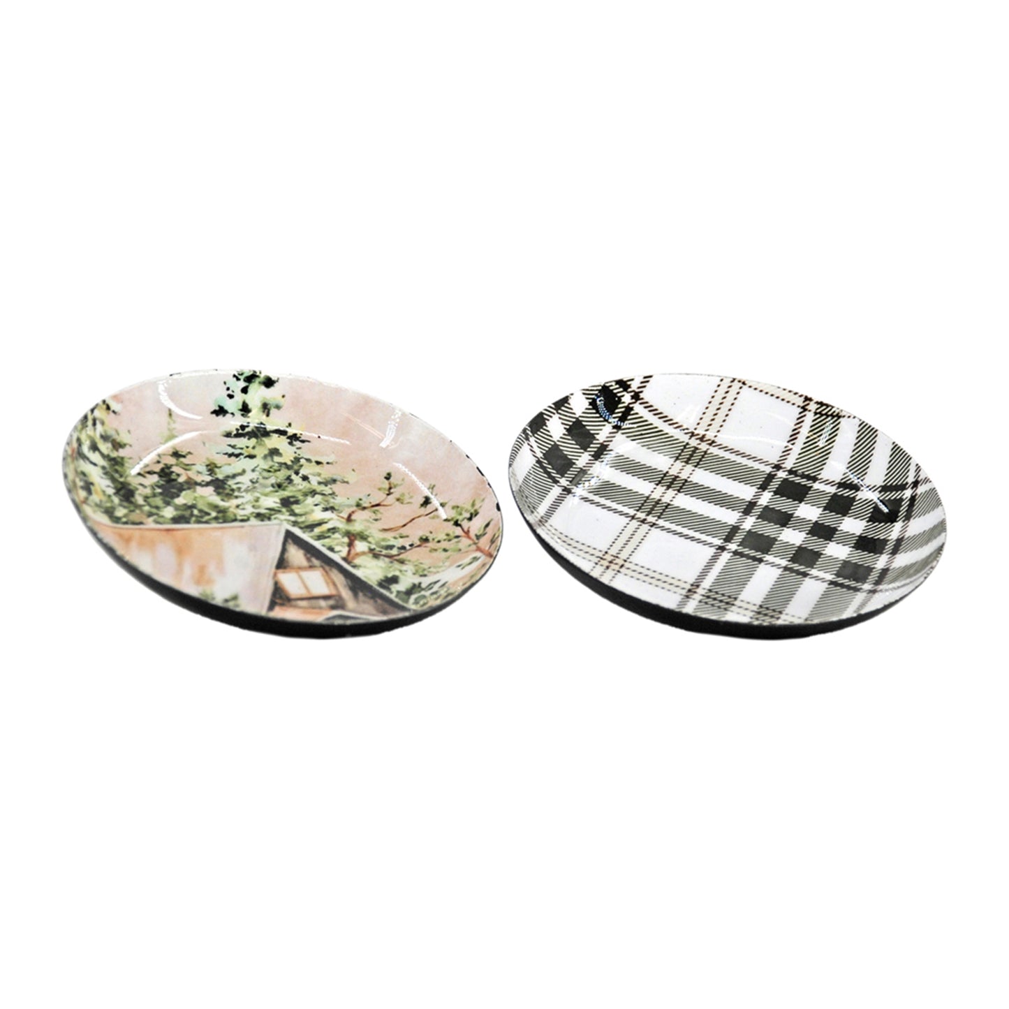 Rustic Cabin Metal Plate