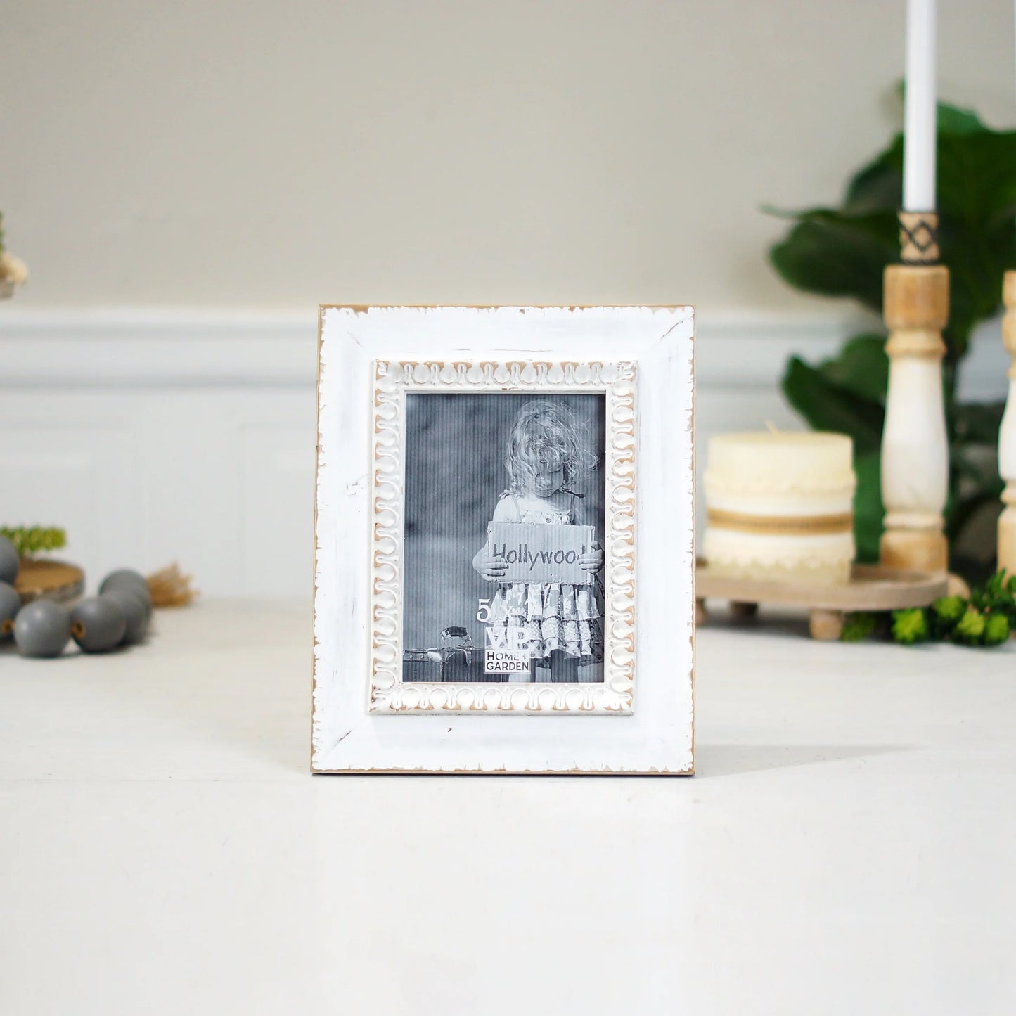 5x7 10in Picture Frame White