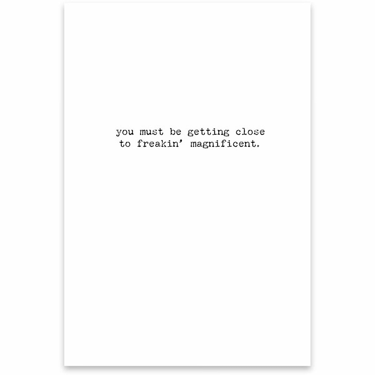 Greeting Card - Magnificent
