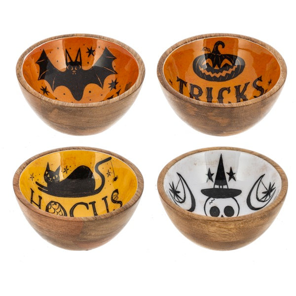 Halloween Icon Bowl, 4 asst