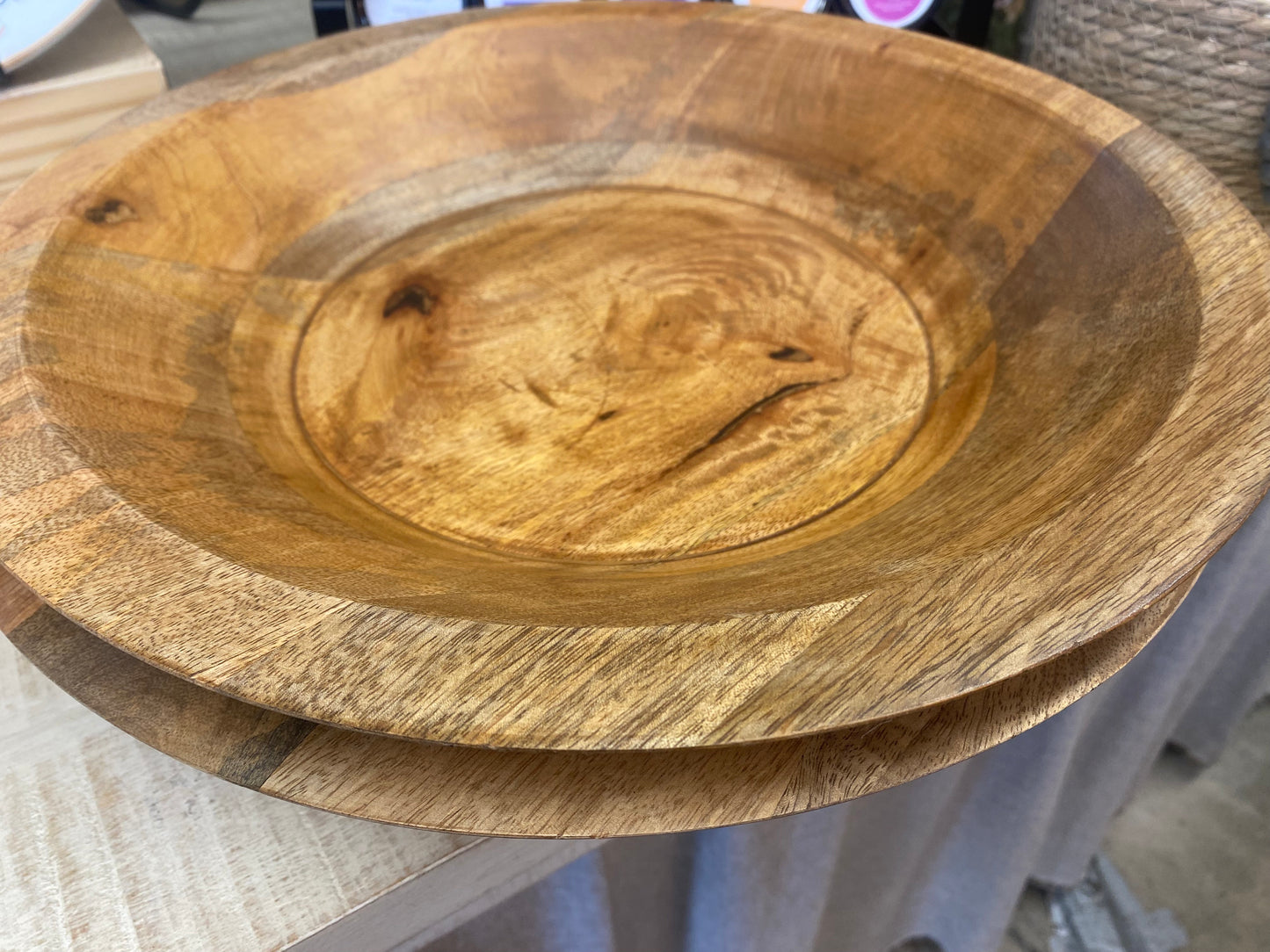Lg Rnd Bowl FS Natural