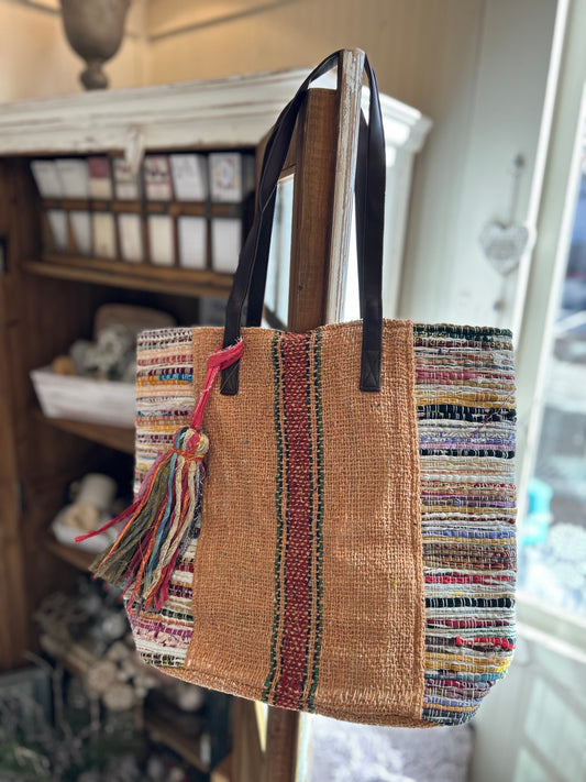 Lg Chindi Bag Tassels