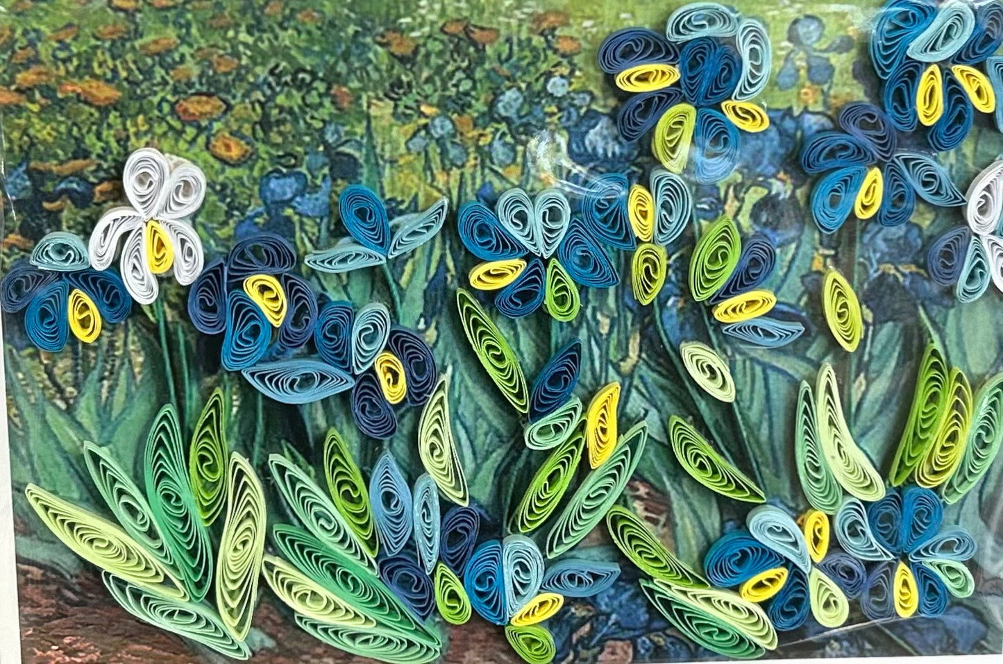 Quilling Card Van Gogh Iris