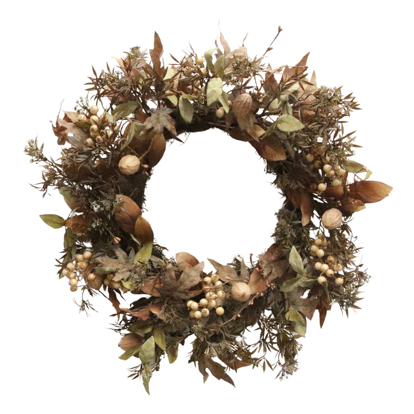 Maple and Pumpkin Wreath