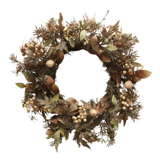Maple and Pumpkin Wreath