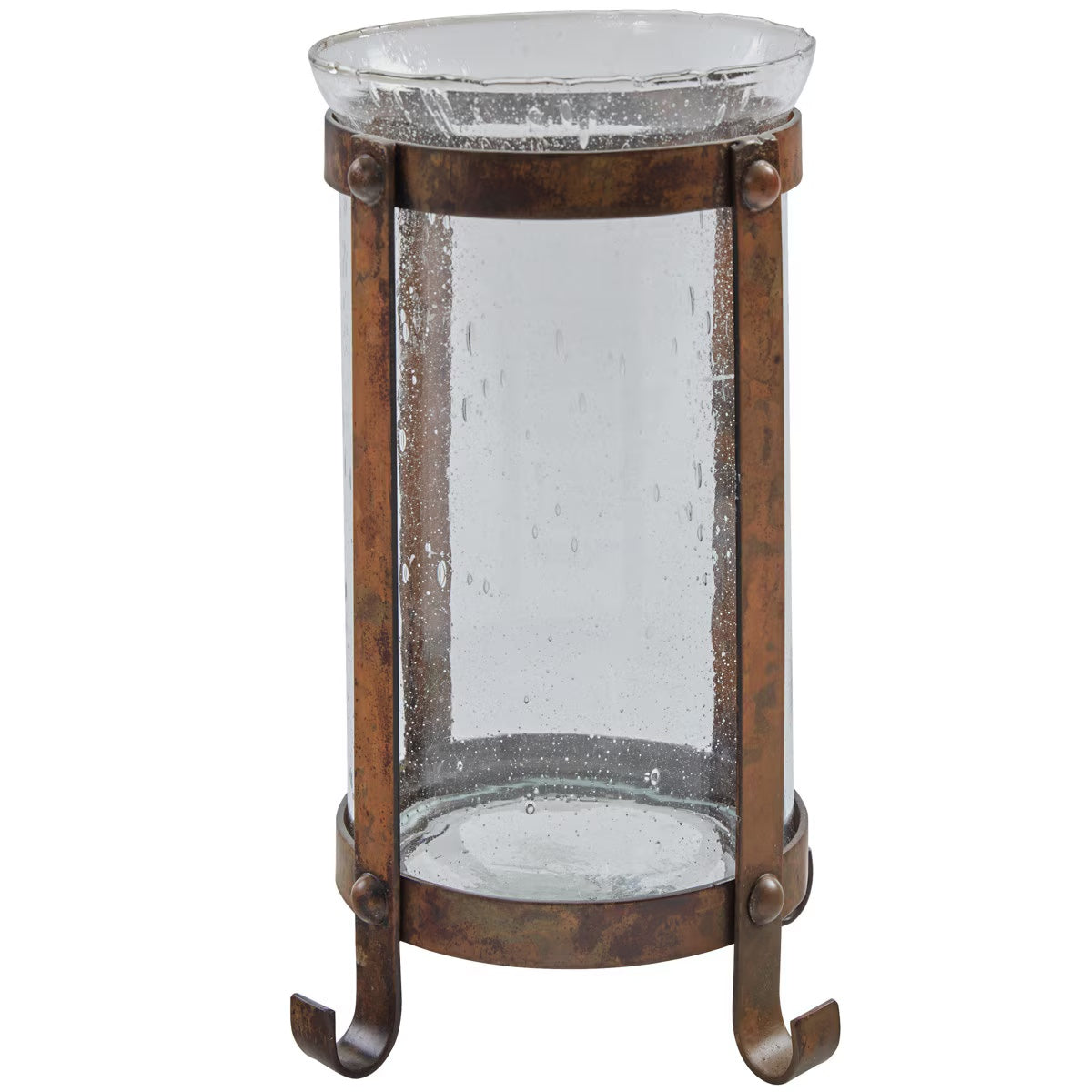 Strap Metal Pillar Holder Tall