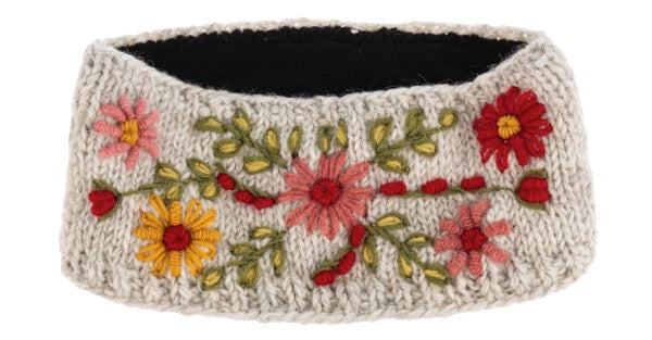 Knit Winter Headband 4-Asst Wool