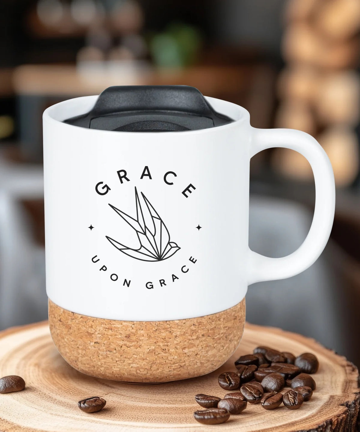Grace Upon Grace Cork Bottom Mug