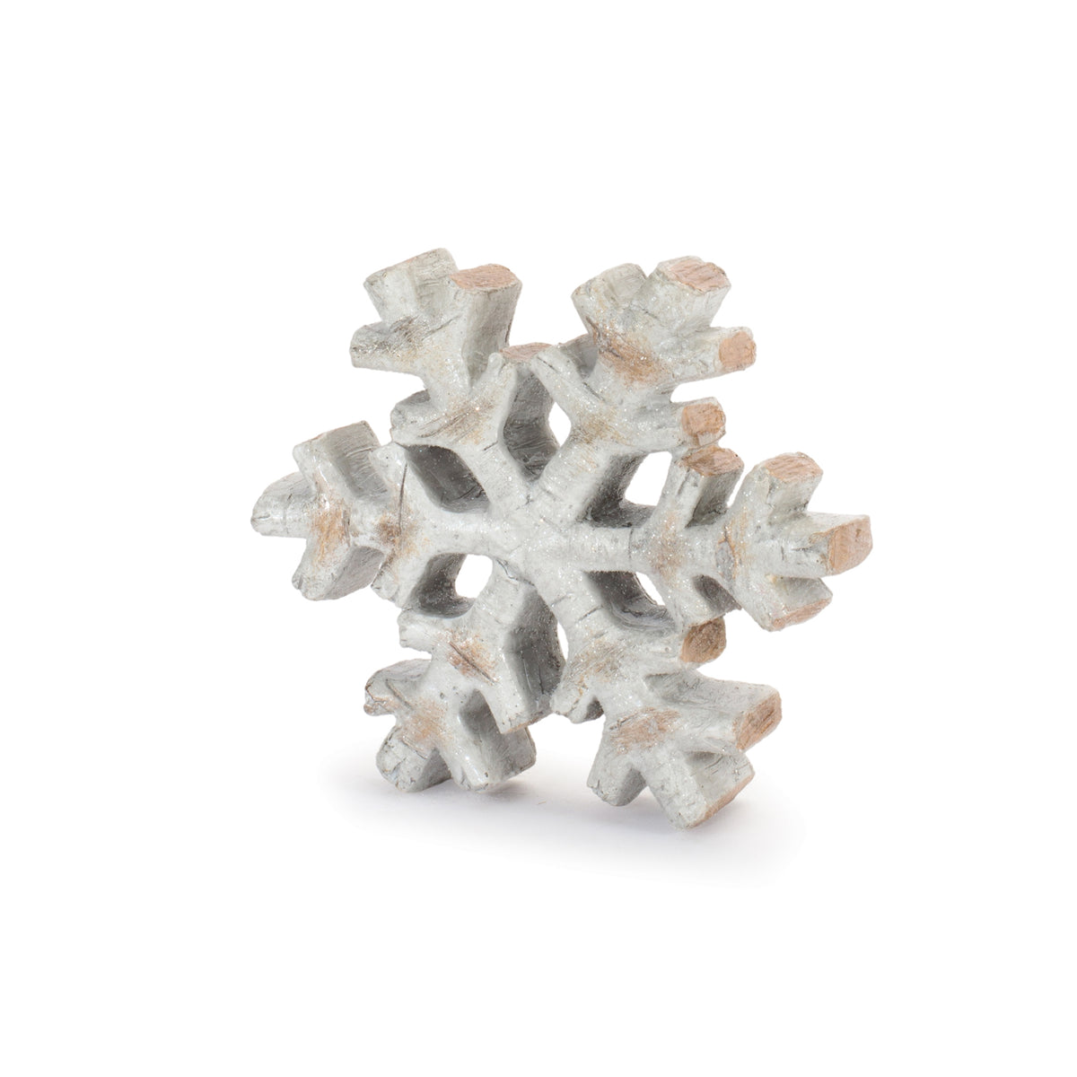 Birch-Look Snowflake 4.75"H Resin