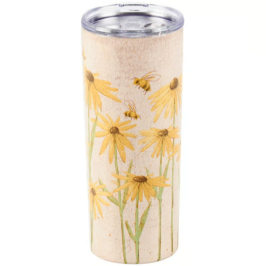 Coffee Tumbler-Daisies