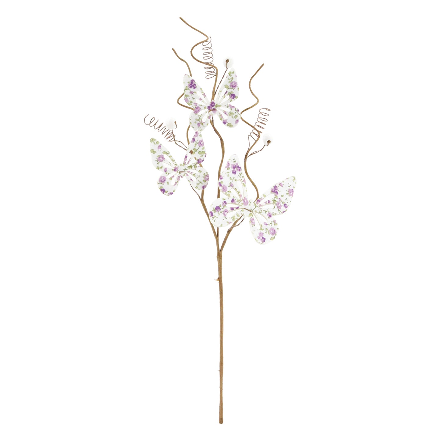 Violet Wooden Butterfly Pick
