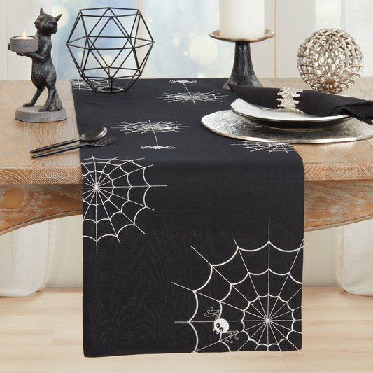 Blk. Spiderweb Runner-16x70
