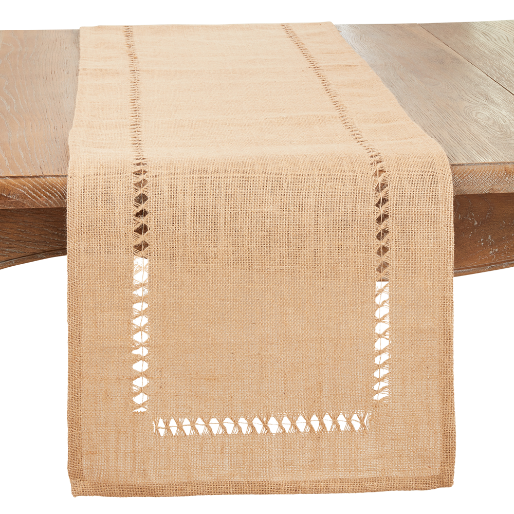Jute Hemstitch Runner-16x72