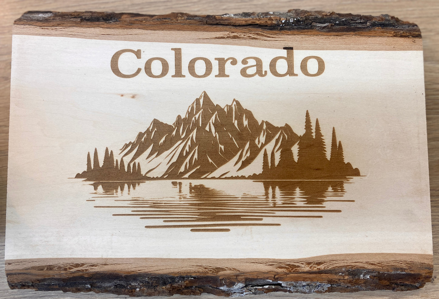 9x7 Wood Plank Colorado