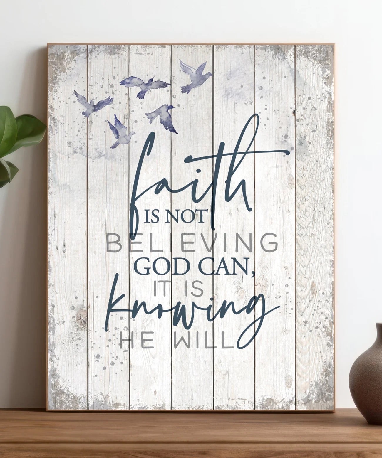 Faith is Not 11.75x15
