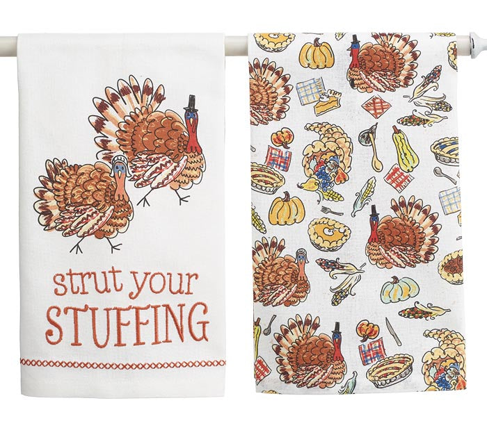 Strut Your Stuffing Scene Tea Towel