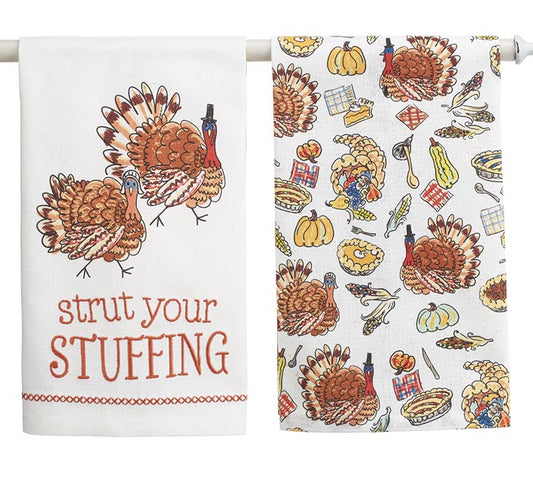 Strut Your Stuffing Scene Tea Towel